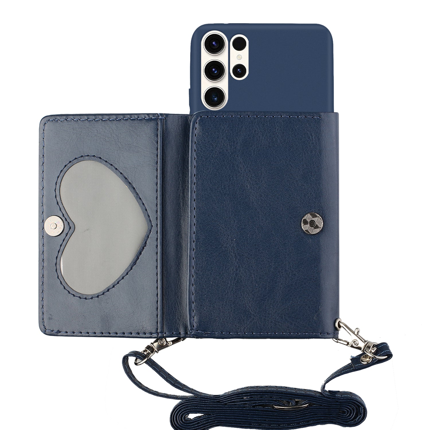 For Samsung Galaxy S23 Ultra Phone Case PU Leather Wallet Stand Shockproof Cover with Shoulder Strap For Samsung Galaxy S23 Ultra Phone Case PU Leather Wallet Stand Shockproof Cover with Shoulder Strap